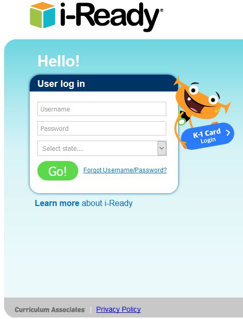 i-Ready Login 